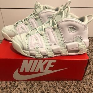 SOLD - Nike “Barely Green” Uptempo - 10W/8.5M